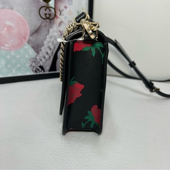 Kate Spade Madison Rose Toss Printed Flap Crossbody bag NWT - Picture 10 of 12